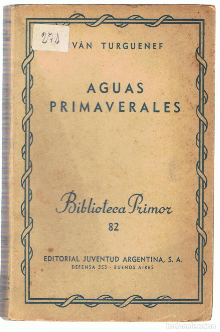 Libros: AGUAS PRIMAVERALES - Turguenef.  Iv&aacute;n - Foto 1