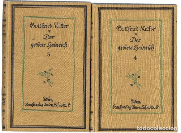 Libros: DER GR&Uuml;NE HEINRICH. 4 Tomos - Keller.  Gottfried - Foto 2