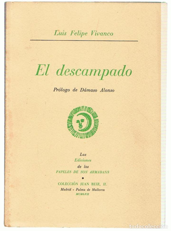 Libros: EL DESCAMPADO - Vivanco.  Luis Felipe - Foto 1