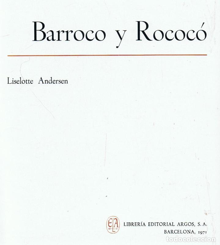 Libros: Historia Universal del Arte. BARROCO Y ROCOC&Oacute; - Andersen.  Liselotte - Foto 1