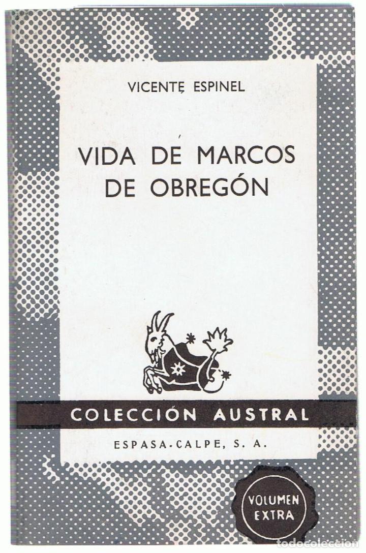 Libros: VIDA DE MARCOS DE OBREG&Oacute;N - Espinel.  Vicente - Foto 1