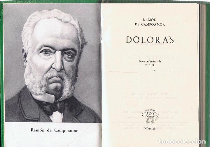 Libros: DOLORAS - Campoamor.  Ram&oacute;n de, - Foto 1
