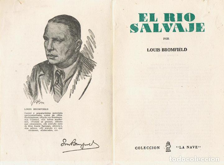 Libros: EL R&Iacute;O SALVAJE - Bromfield.  Louis - Foto 2