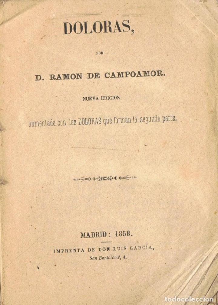 Libros: DOLORAS.  - Campoamor.  Ram&oacute;n de - Foto 1