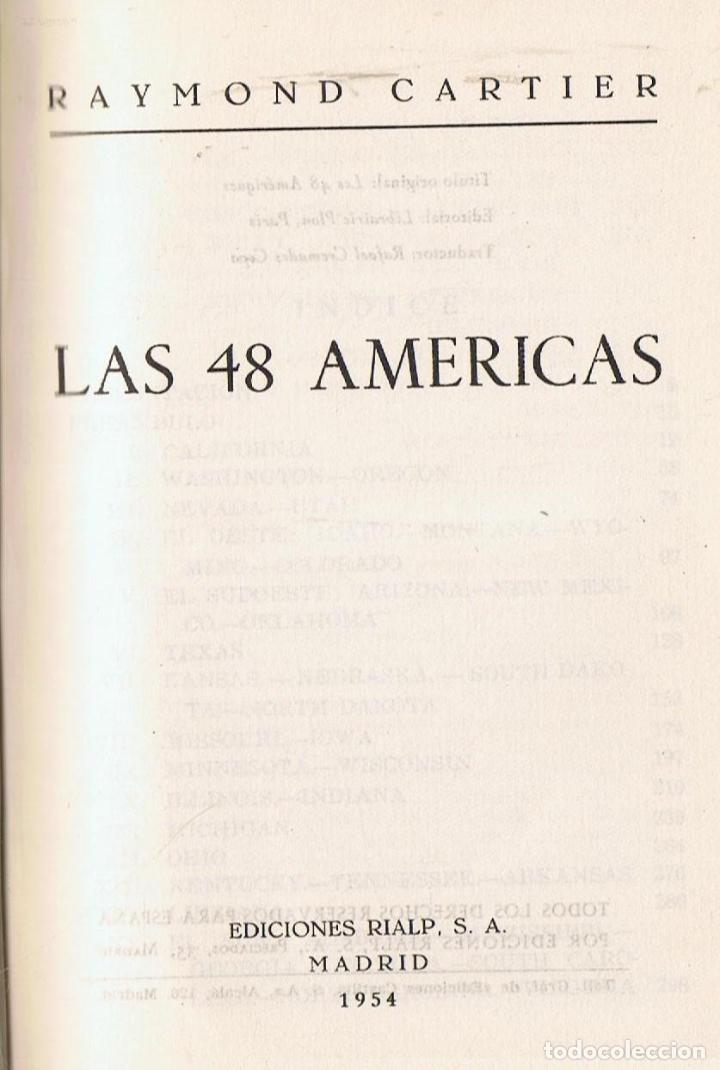 Libros: LAS 48 AM&Eacute;RICAS - Cartier.  Raymond - Foto 1