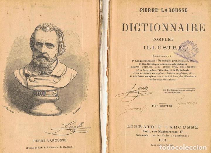 Libros: DICTIONNAIRE COMPLET ILLUSTR&Eacute; - Larousse.  Pierre - Foto 1