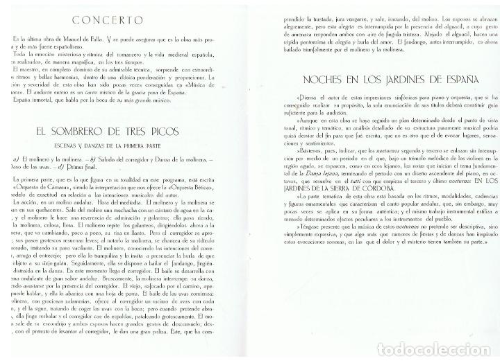 Libros: HOMENAJE A MANUEL DE FALLA. GRANADA MCMXXVII - Facsimil - Foto 3