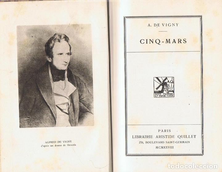 Libros: CINQ &ndash; MARS - De Vigny.  A., - Foto 1