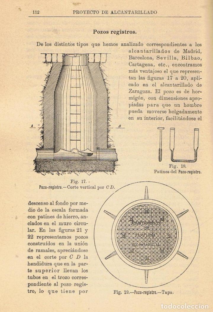 Libros: ESTUDIOS DE ALCANTARILLADO - Gallego Ramos.  Eduardo - Foto 3