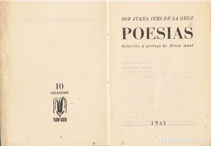 Libros: POES&Iacute;AS. - La Cruz.  Sor Juana In&eacute;s de - Foto 1