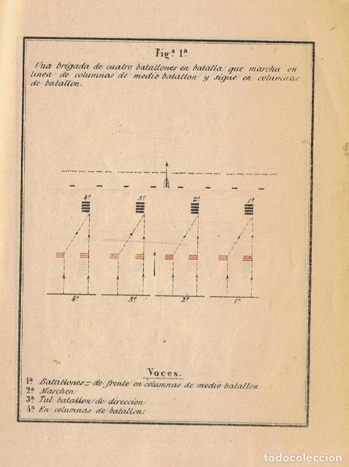 Libros: L&Aacute;MINAS DE LA INSTRUCCI&Oacute;N DE BRIGADA &Oacute; REGIMIENTO - An&oacute;nimo. - Foto 2