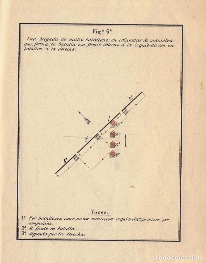 Libros: L&Aacute;MINAS DE LA INSTRUCCI&Oacute;N DE BRIGADA &Oacute; REGIMIENTO - An&oacute;nimo. - Foto 3