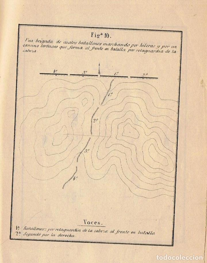 Libros: L&Aacute;MINAS DE LA INSTRUCCI&Oacute;N DE BRIGADA &Oacute; REGIMIENTO - An&oacute;nimo. - Foto 4