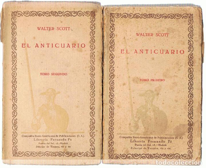Libros: EL ANTICUARIO. 3 Tomos. - Scott.  Walter, - Foto 1