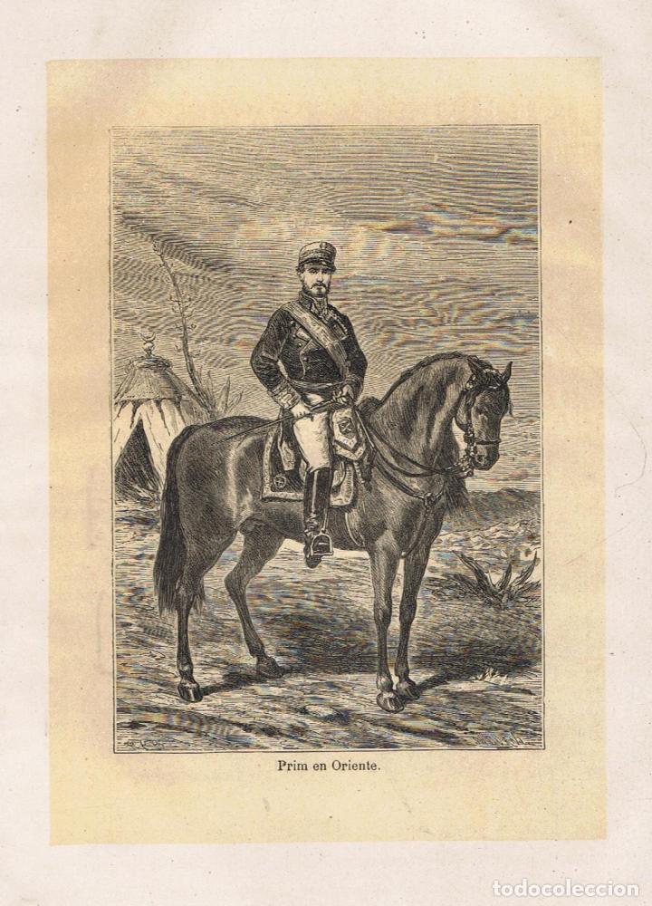Libros: HISTORIA DEL GENERAL PRIM. 2 Tomos. - Orellana.  Francisco J., - Foto 5
