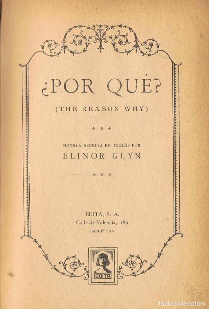 Libros: &iquest;POR QU&Eacute;? - Glyn.  Elinor - Foto 1