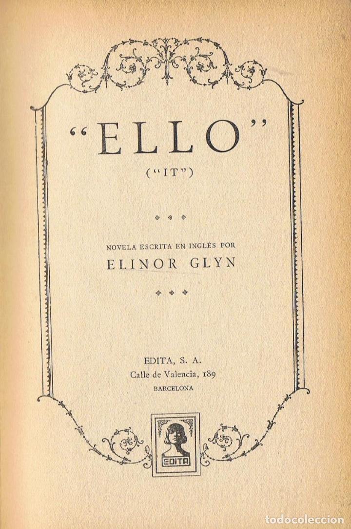 Libros: ELLO - Glyn.  Elinor, - Foto 1