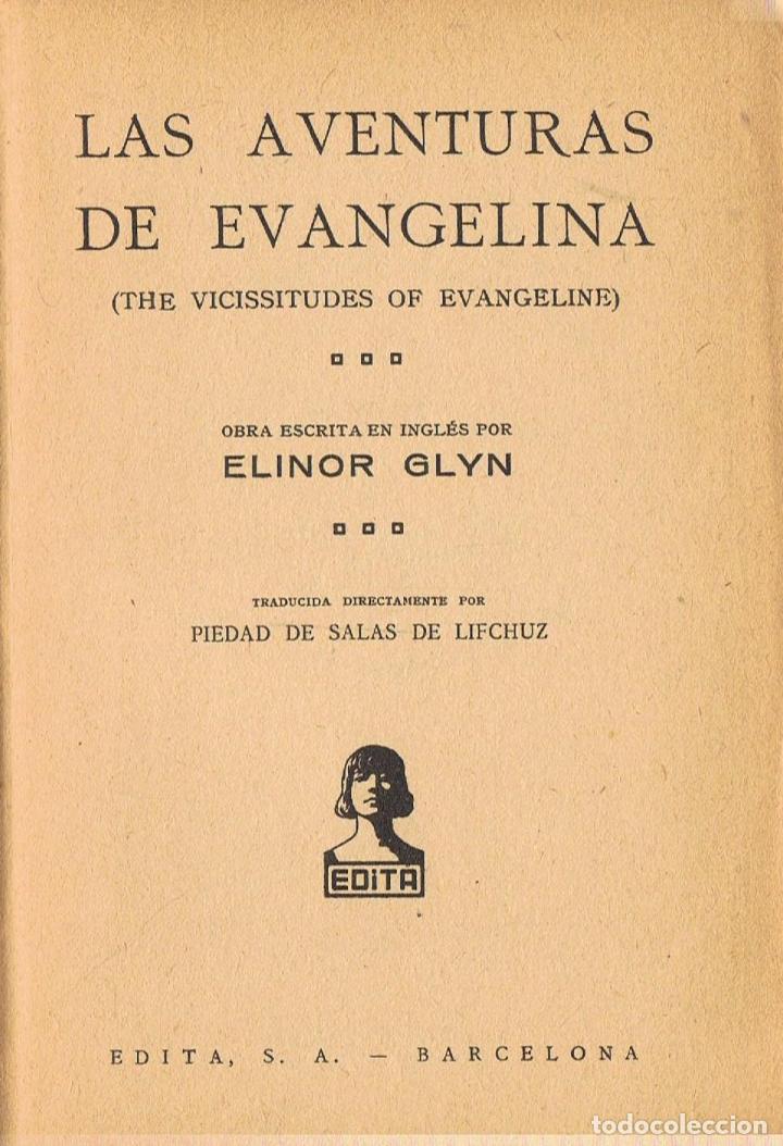 Libros: LAS AVENTURAS DE EVANGELINA - Glyn.  Elinor, - Foto 1