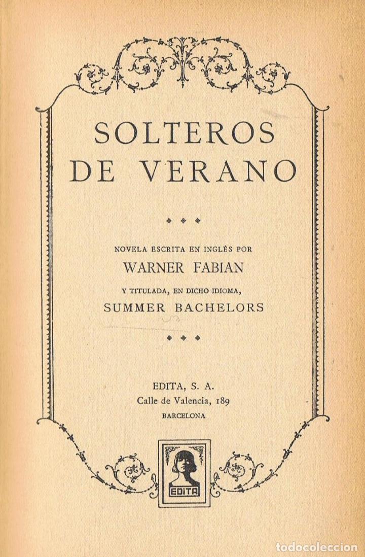 Libros: SOLTEROS DE VERANO - Fabian.  Warner, - Foto 1