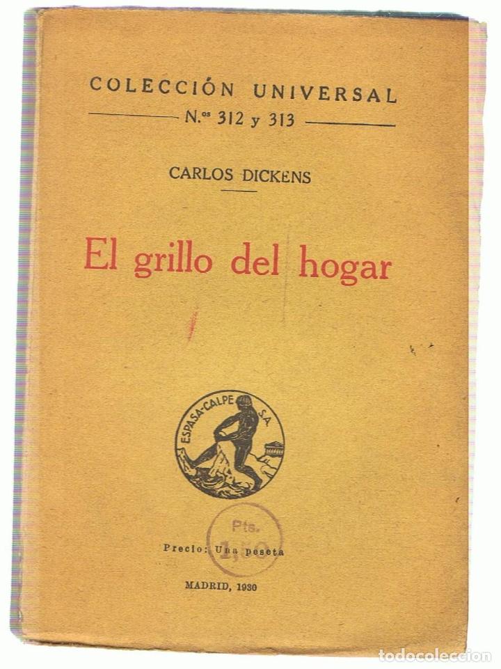 Libros: EL GRILLO DEL HOGAR - Dickens.  Carlos - Foto 1