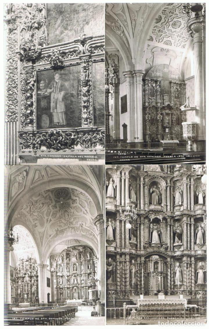 Libros: CONJUNTO DE 20 POSTALES DE PUEBLA, CHOLULA, ACATEPEC (M&eacute;xico). - Tarjetas Postales. - Foto 3