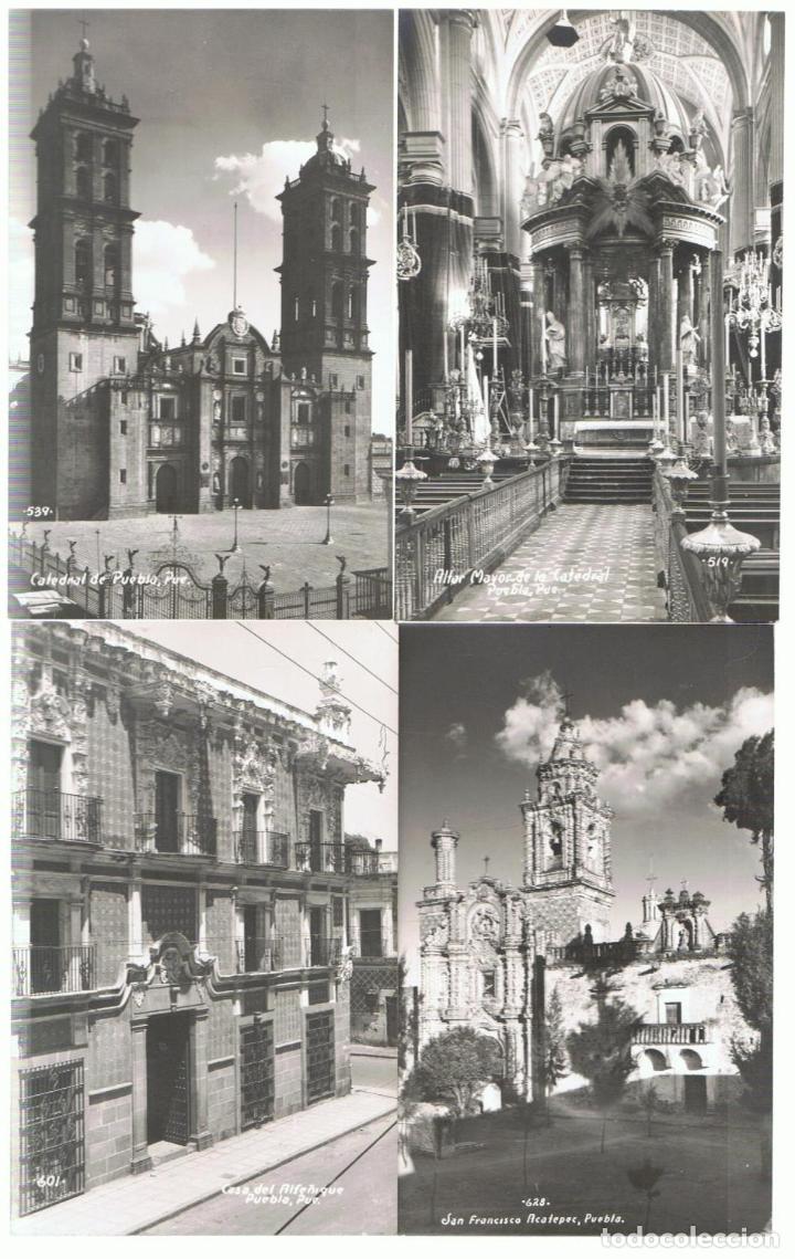 Libros: CONJUNTO DE 20 POSTALES DE PUEBLA, CHOLULA, ACATEPEC (M&eacute;xico). - Tarjetas Postales. - Foto 4