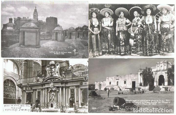 Libros: CONJUNTO DE 20 POSTALES DE PUEBLA, CHOLULA, ACATEPEC (M&eacute;xico). - Tarjetas Postales. - Foto 1