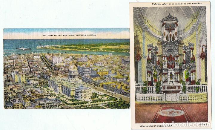 Libros: CONJUNTO DE 6 POSTALES DE HABANA (Cuba). - Tarjetas Postales. - Foto 2