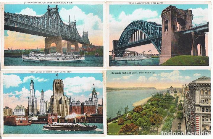 Libros: CONJUNTO DE 29 POSTALES DE NEW YORK (U.S.A.) - Tarjetas Postales. - Foto 2