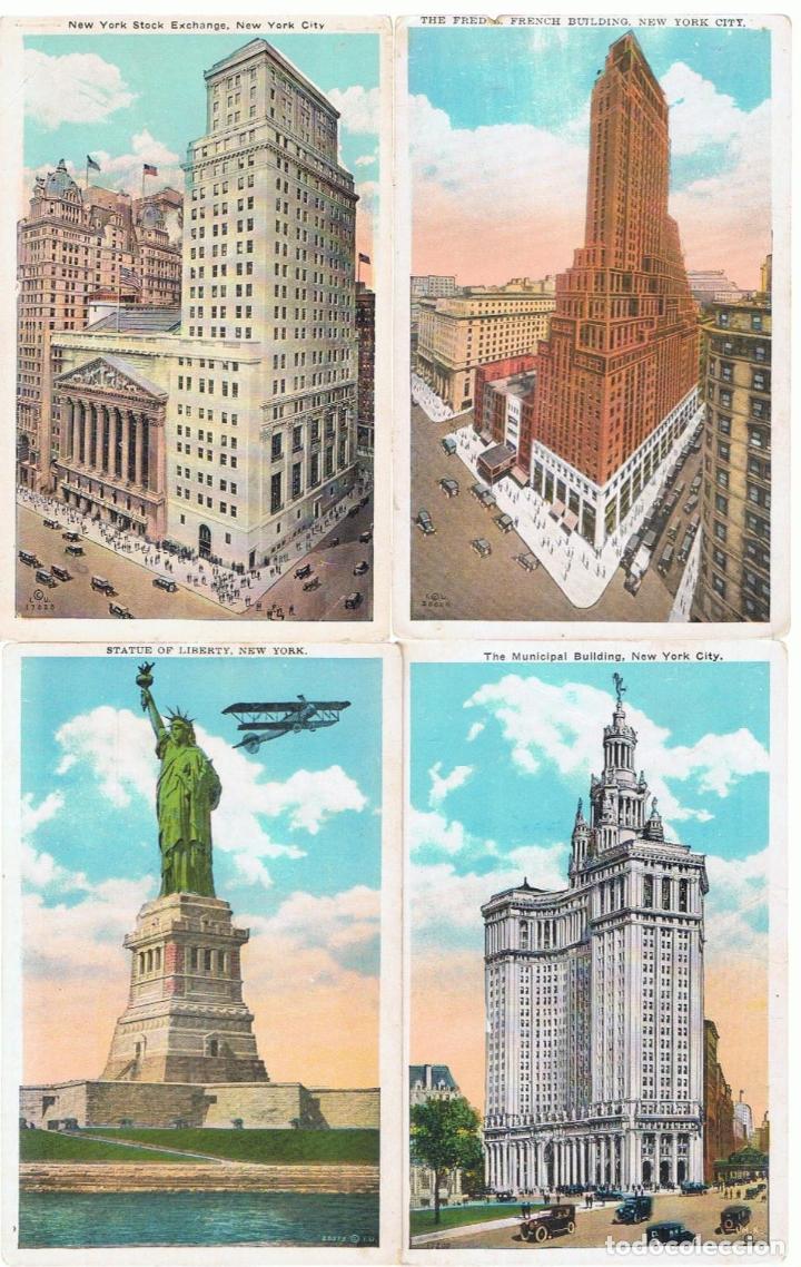 Libros: CONJUNTO DE 29 POSTALES DE NEW YORK (U.S.A.) - Tarjetas Postales. - Foto 3