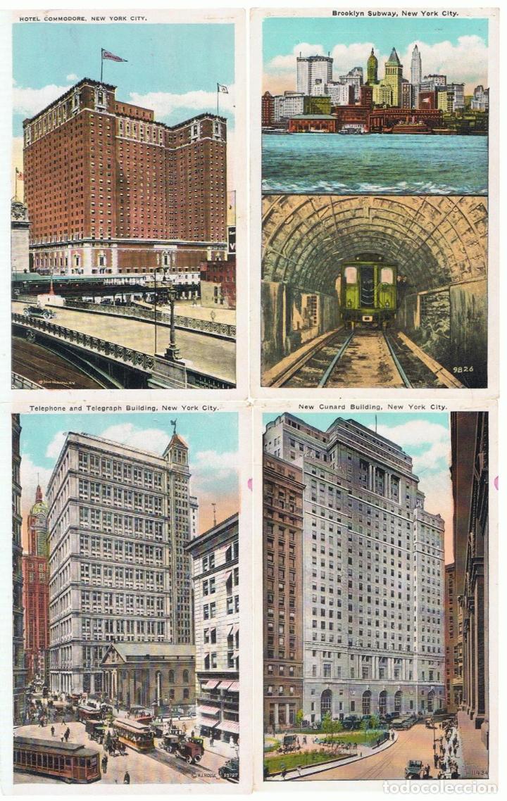 Libros: CONJUNTO DE 29 POSTALES DE NEW YORK (U.S.A.) - Tarjetas Postales. - Foto 4