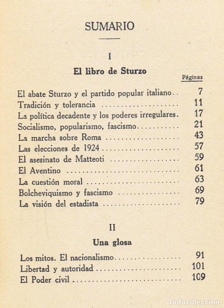Libros: UN LIBRO DEL &Aacute;BATE STURZO.  - Ossorio.  &Aacute;ngel, - Foto 2