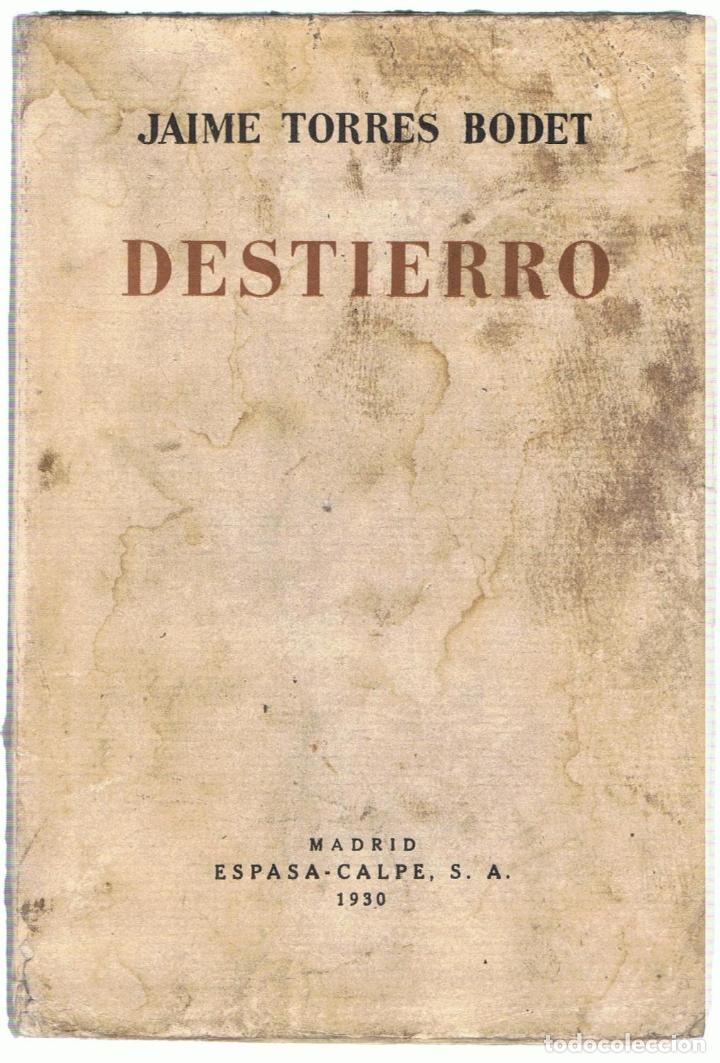 Libros: DESTIERRO. (poes&iacute;a)  - Torres Bodet.  Jaime, - Foto 1