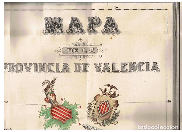 Libros: MAPA DE LA PROVINCIA DE VALENCIA - Larrosa. Ernesto - Foto 1