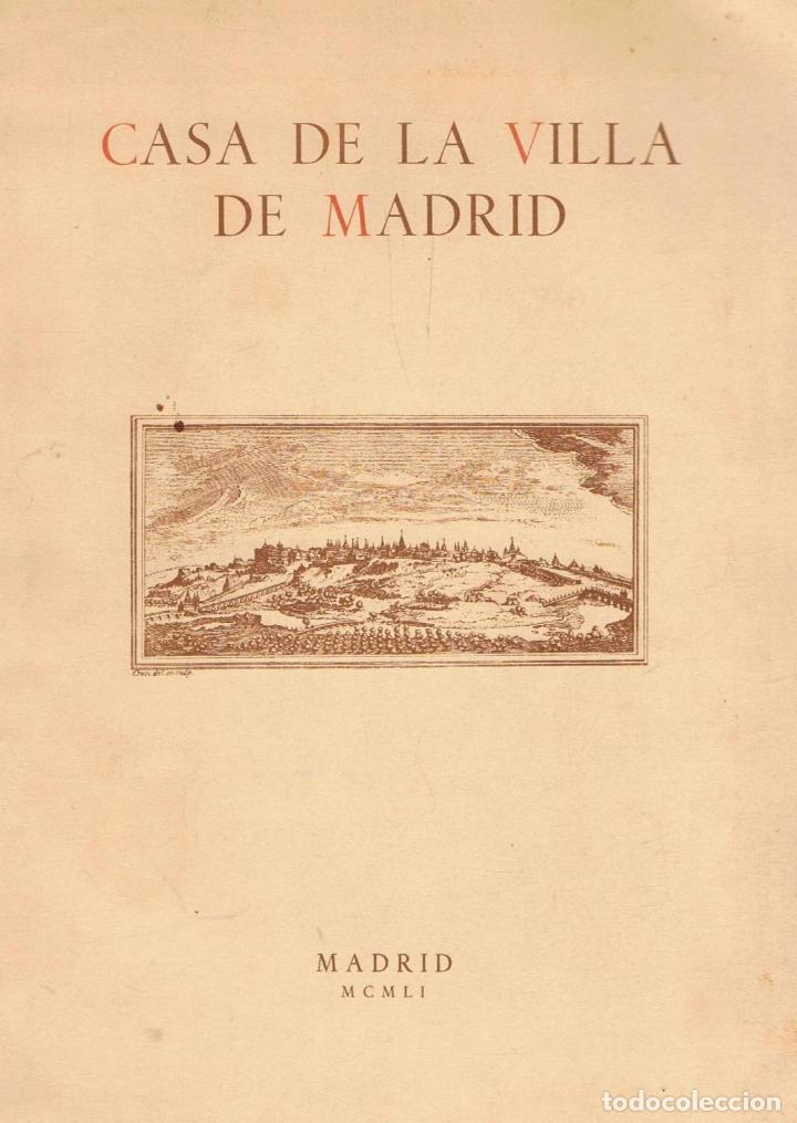 Libros: CASA DE LA VILLA DE MADRID. - Varela Hervias.  Eulogio - Foto 1