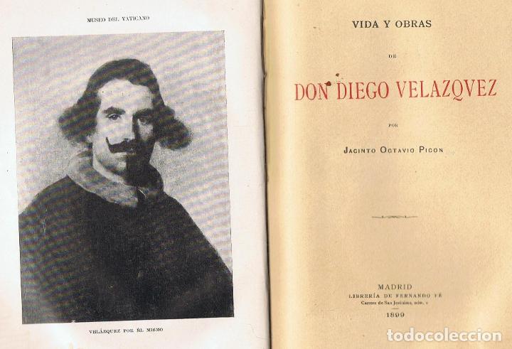 Libros: VIDA Y OBRAS DE DON DIEGO VEL&Aacute;ZQUEZ - Octavio Pic&oacute;n.  Jacinto, - Foto 1