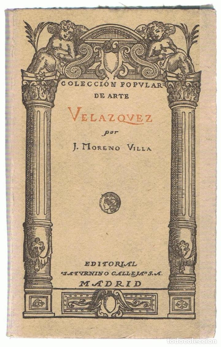 Libros: VELAZQUEZ. - Moreno Villa. J. - Foto 1