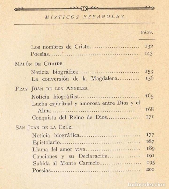 Libros: M&Iacute;STICOS ESPA&Ntilde;OLES - AA.VV. - Foto 3