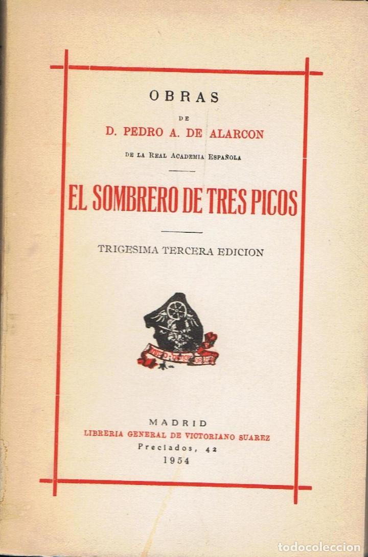 Libros: EL SOMBRERO DE TRES PICOS.  - Alarc&oacute;n.  Pedro A. de, - Foto 1