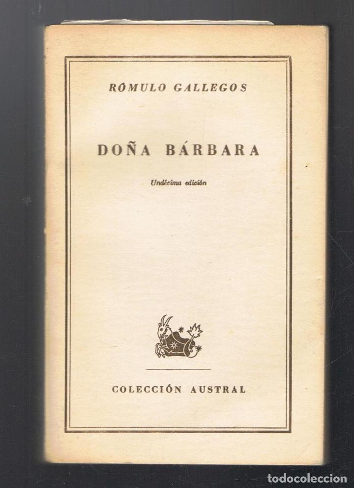 Libros: DO&Ntilde;A B&Aacute;RBARA. - Gallegos.  R&oacute;mulo, - Foto 1