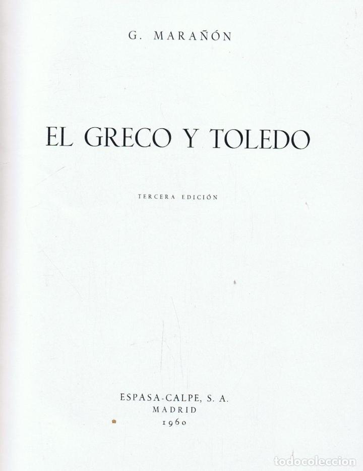 Libros: EL GRECO Y TOLEDO. - Foto 1
