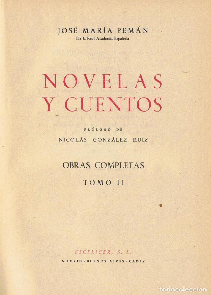 Libros: Obras Completas. Tomo II. NOVELAS Y CUENTOS. - Foto 1