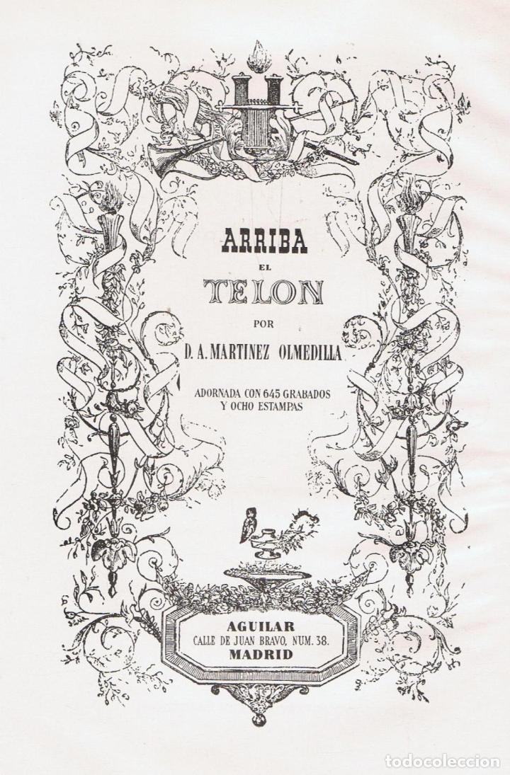 Libros: ARRIBA EL TELON. - Foto 1