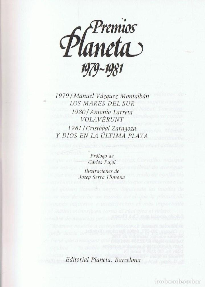 Libros: LOS MARES DEL SUR * VOLAV&Eacute;RUNT * Y DIOS EN LA &Uacute;LTIMA PLAYA - Foto 1