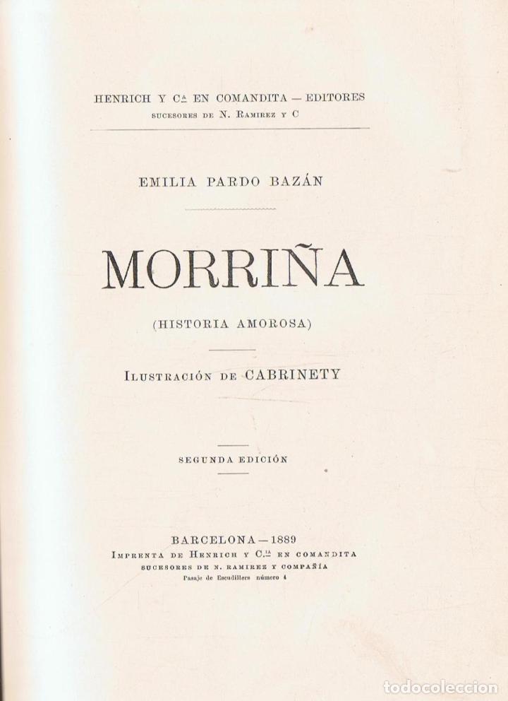 Libros: MORRI&Ntilde;A (Historia amorosa). - Foto 1