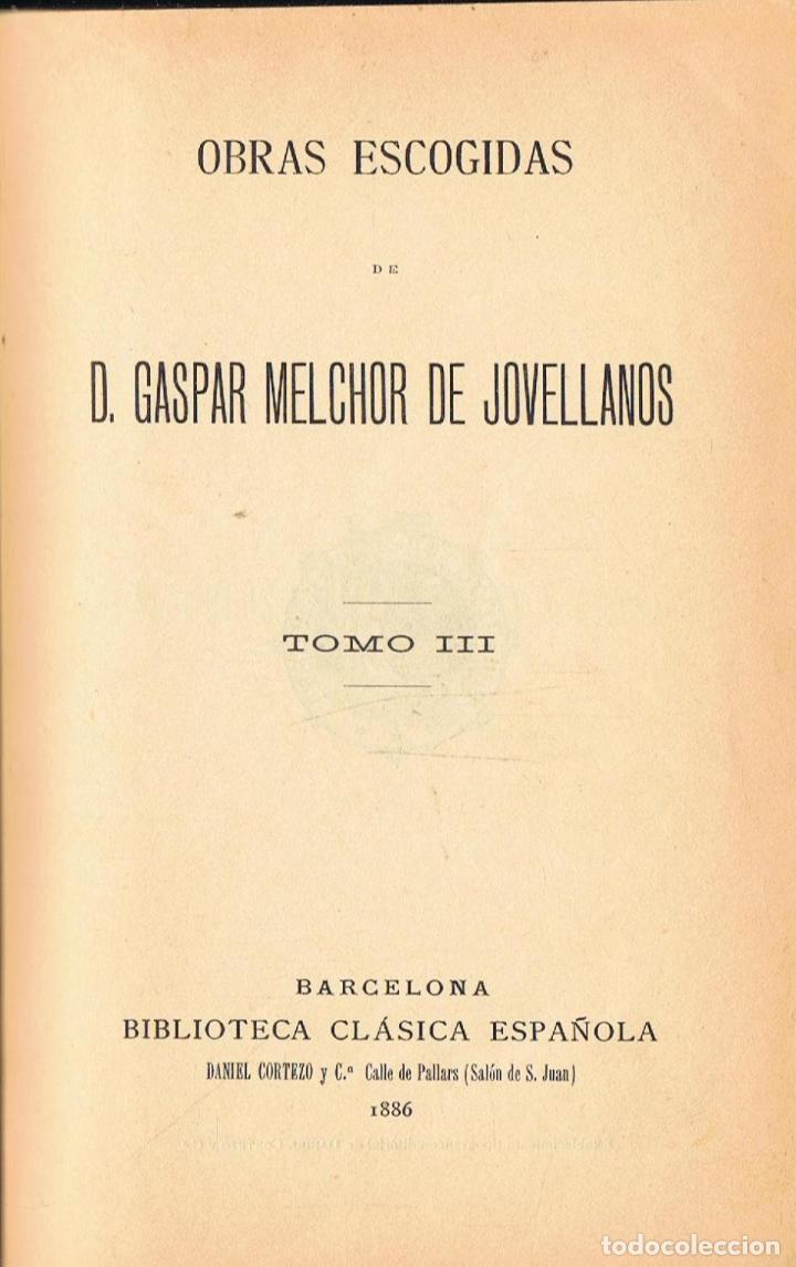 Libros: OBRAS ESCOGIDAS. Tomo III (de 3). - Foto 1