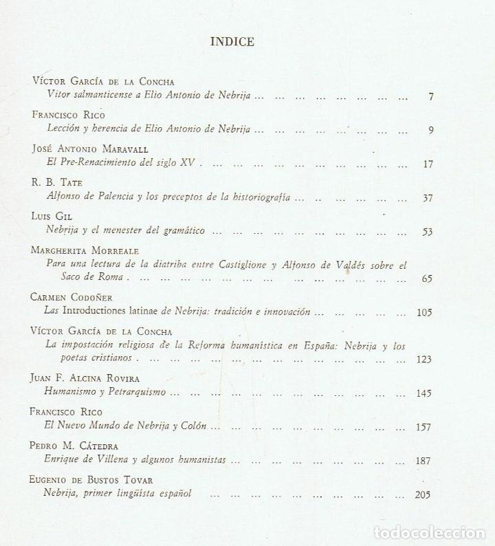 Libros: NEBRIJA Y LA INTRODUCCI&Oacute;N DEL RENACIMIENTO EN ESPA&Ntilde;A - Foto 2