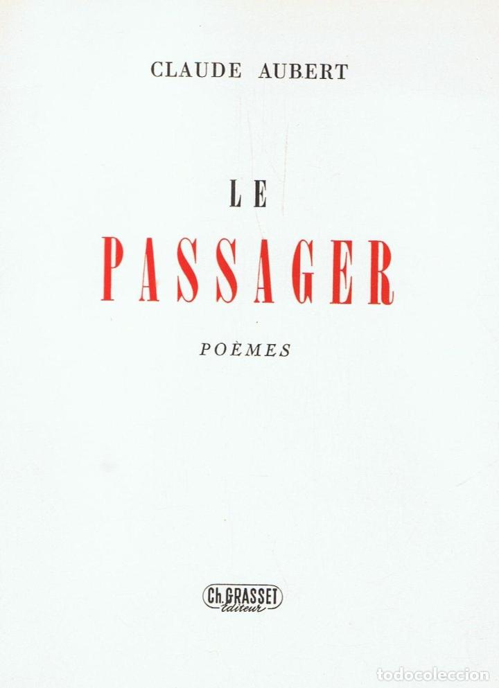 Libros: LE PASSAGER. Poemes. - Foto 1