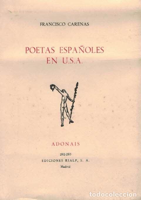 Libros: POETAS ESPA&Ntilde;OLES EN U.S.A. - Foto 1