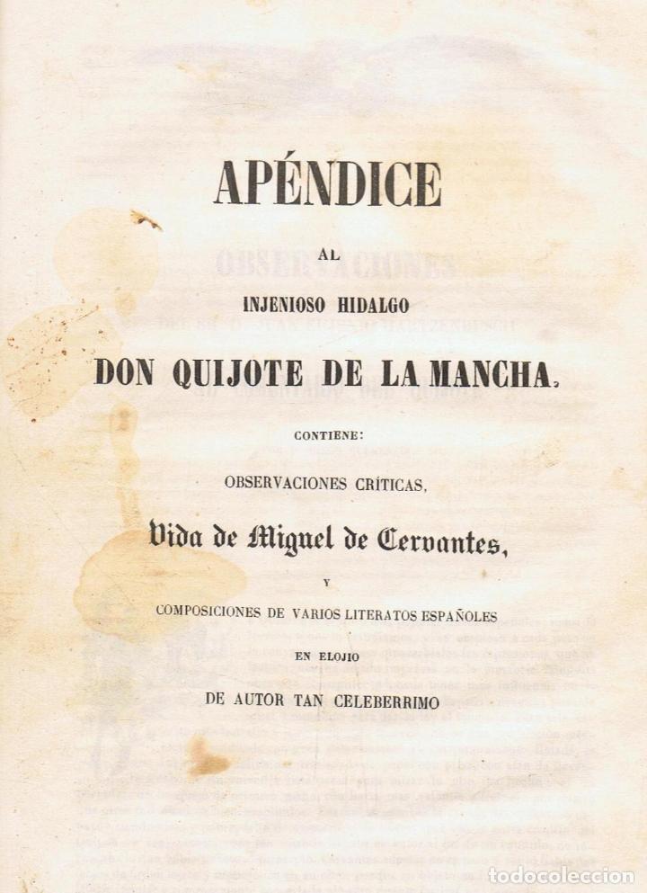 Libros: EL INGENIOSO HIDALGO DON QUIJOTE DE LA MANCHA. - Foto 5